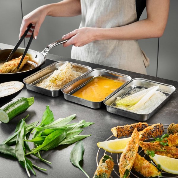 GEFU PANDO Zestaw Do Panierowania (3 Elementy) Pando