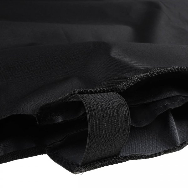 Pokrowiec na fotel samochodowy przód czarny 01, haft tarcza beżowa