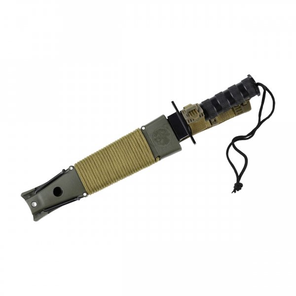 Nóż taktyczny rambo zestaw survivalowy 35,5 cm + rzutka