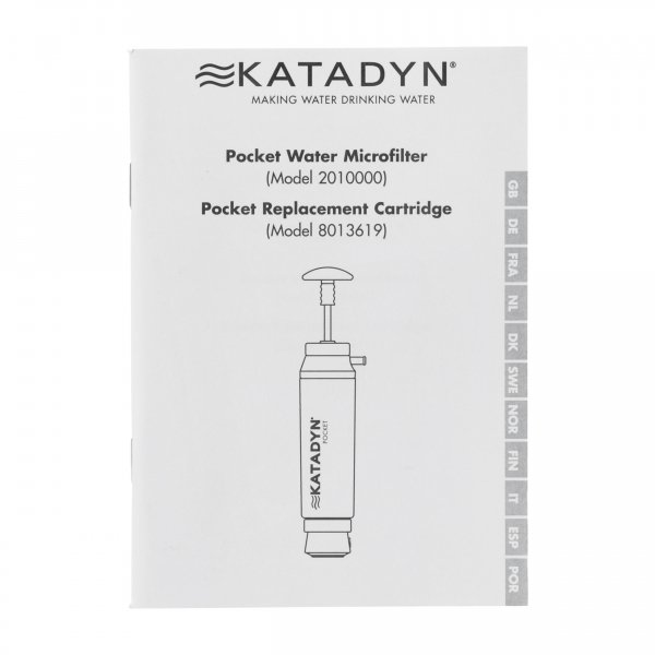 Filtr ceramiczny do wody Katadyn Pocket Filter - black edition