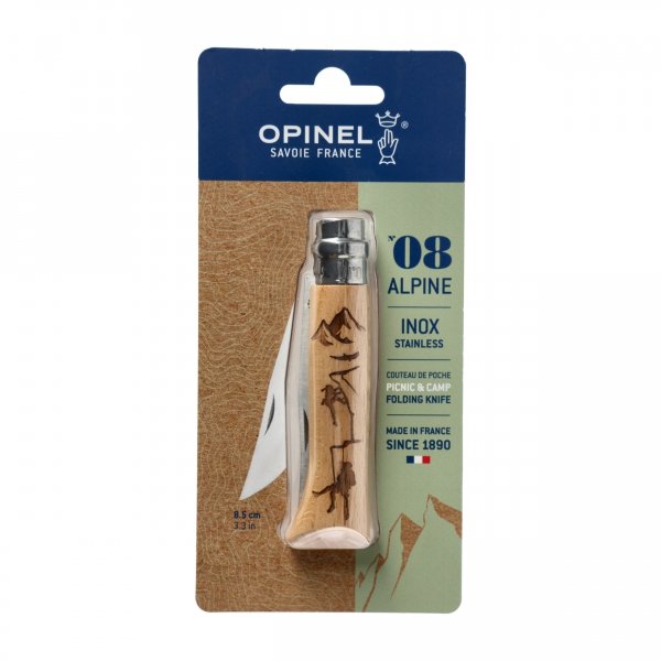 Nóż Opinel 08 Sport Climbing w blistrze