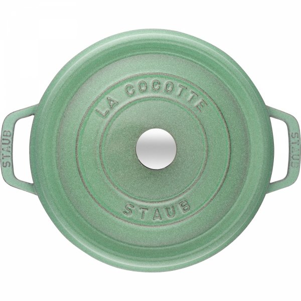 Garnek żeliwny Okrągły 5.2l Miętowy La Cocotte Staub
