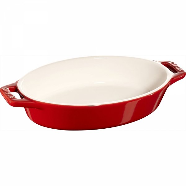Owalny Półmisek Ceramiczny 400 Ml, Czerwony Cooking Staub