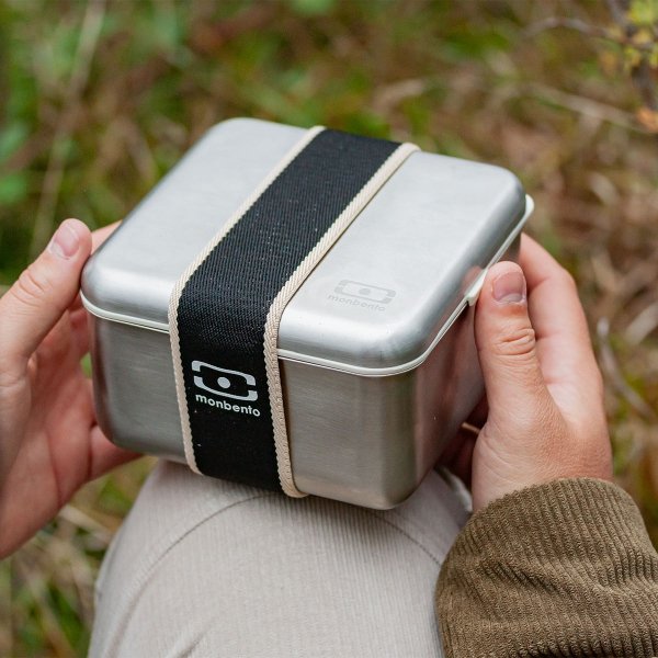 Monbento lunchbox bento Sense 1L stal nierdzewna Black Onyx