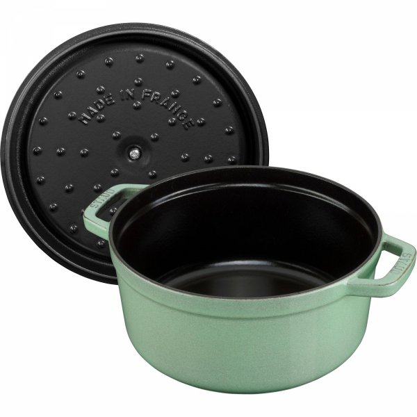Garnek żeliwny Okrągły 6.7l Miętowy La Cocotte Staub
