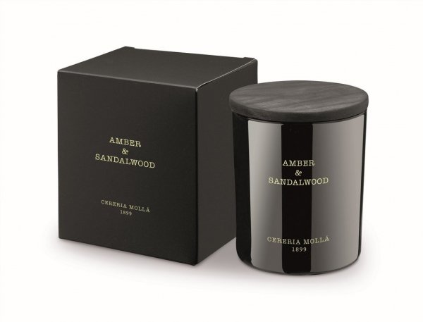 CM - Świeca Premium 230 gr. Amber and Sandalwood