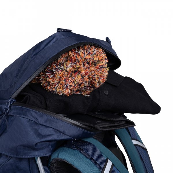 Plecak Alpinus Woodpecker 70, granatowo-zielony