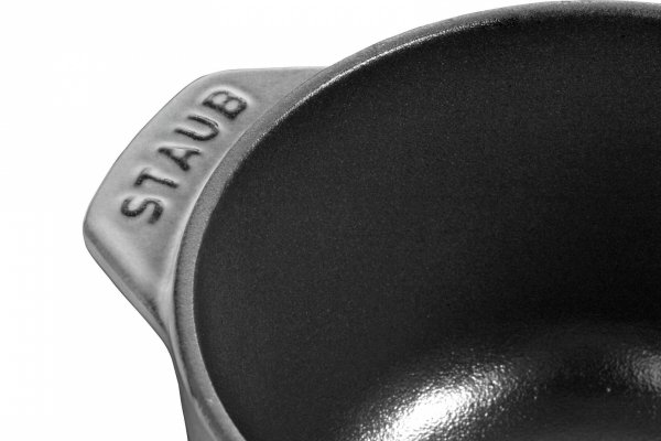STAUB LA COCOTTE Mały Garnek Okrągły 725 Ml, Grafitowy La Cocotte