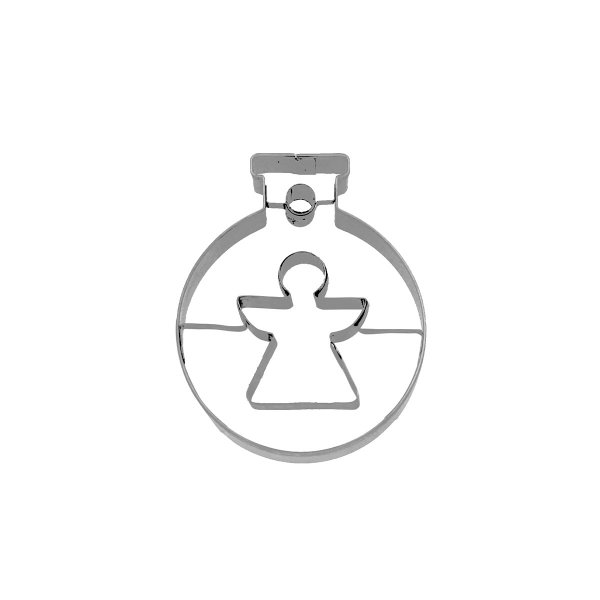 Foremka do wykrawania ciastek Bombka z Aniołkiem 6 cm / Birkmann