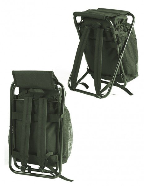 Plecak z krzesłem Mil-Tec 20L Olive (14059001)