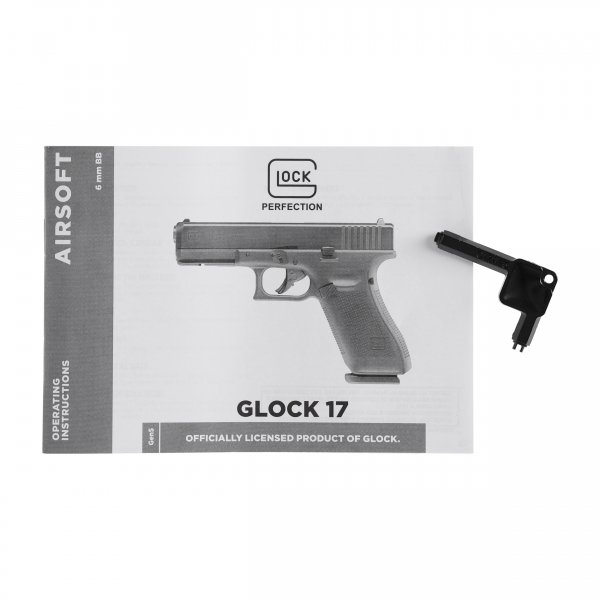 Replika pistolet ASG Glock 17 gen5 6 mm BB coyote