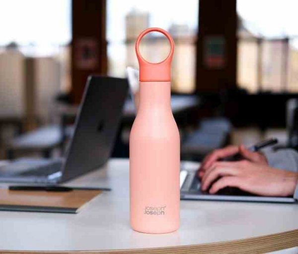 JJ - Butelka termiczna stalowa 500ml Loop™, koralo