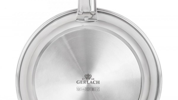 Patelnia z powłoką ceramiczną SOLID 24 cm Gerlach