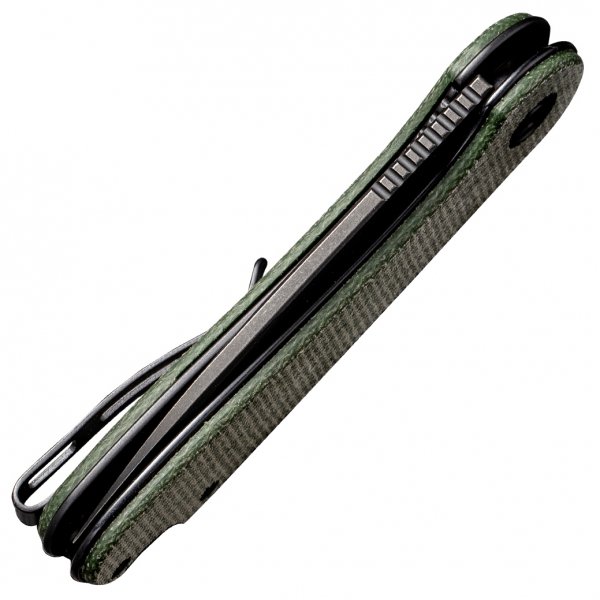 Nóż składany Civivi Elementum C907T-E green micarta
