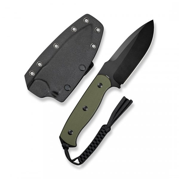Nóż SENCUT Fixed Toxodon G10 OD Green Black Blade