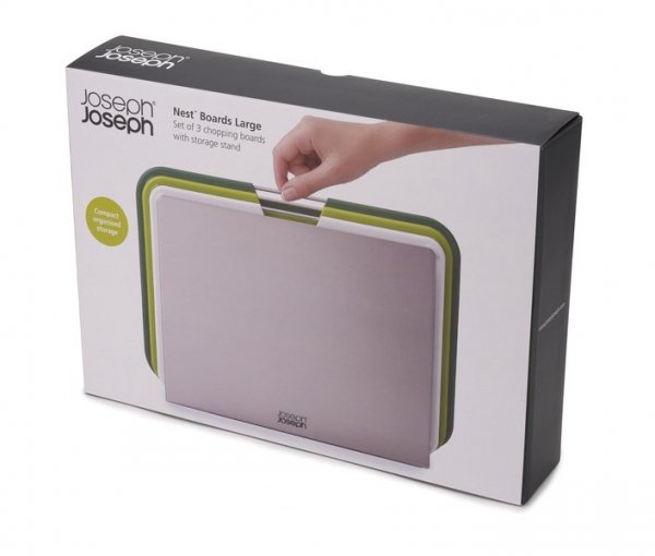 Joseph Joseph - Zestaw 3 desek L Nest, zielony