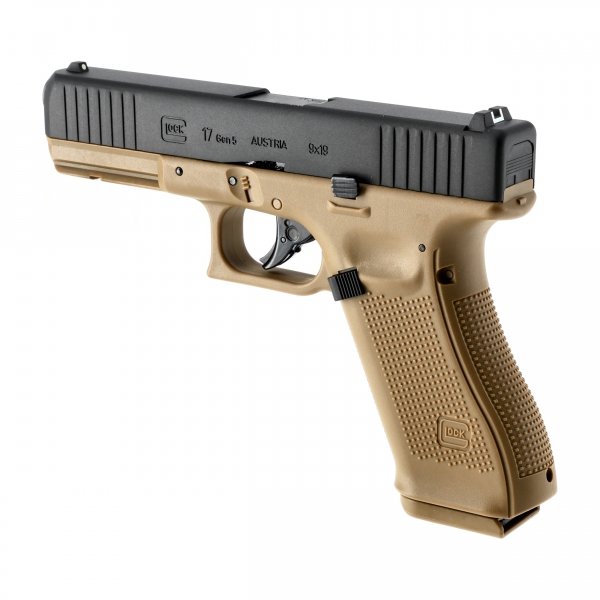 Replika pistolet ASG Glock 17 gen5 6 mm BB coyote