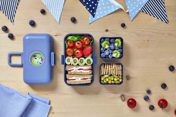 Monbento Lunchbox dziecięcy Tresor, Blue Infinity