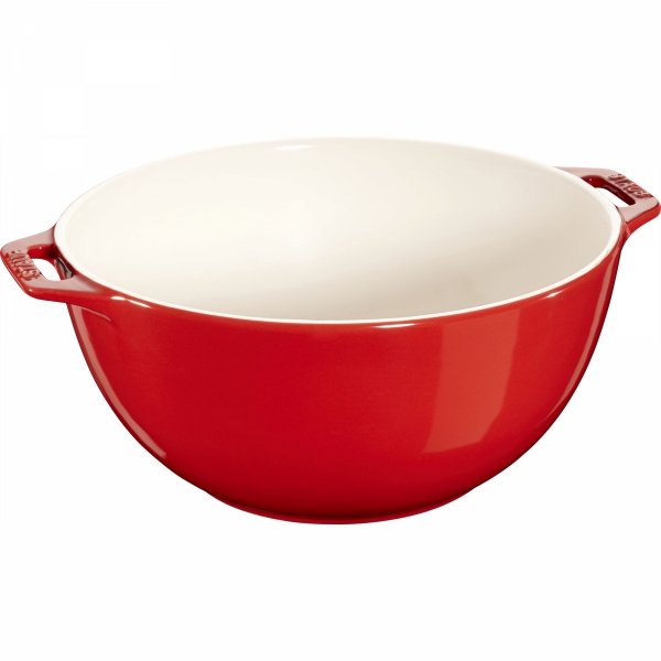 Miska Z Dwoma Uchwytami 25 Cm, Czerwony Serving Staub