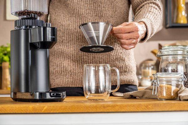 Coffee - Zestaw: Dripper do Kawy + Szklanka, uniwersalny Zestaw