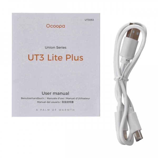 Ogrzewacz elektroniczny do rąk Ocoopa UT3 Lite czarny w kwiatki