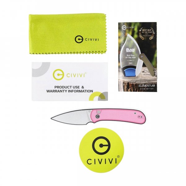 Nóż składany Civivi Navo Green Micarta C25015A-2