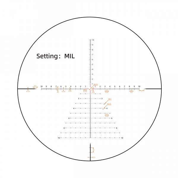 Luneta celownicza Vector Optics Tauron 5-40x56 ED FFP VTA-8 Mil SCFF-35 czarna