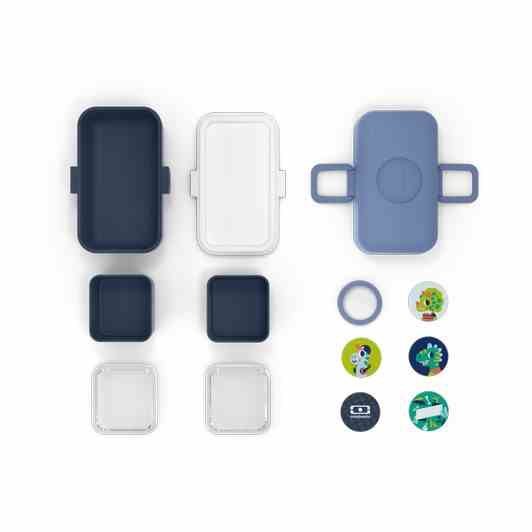 Monbento Lunchbox dziecięcy Tresor, Blue Infinity