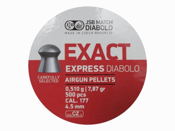Śrut Diabolo JSB EXACT EXPRESS 4,52 mm  1op=500sz