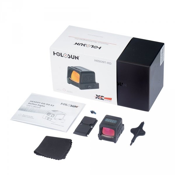 Kolimator Holosun Micro Red Dot HE509T-RD X2 z montażem RMR