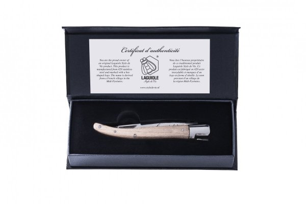 Nóż Kieszonkowy Laguiole Luxury Line Klon 9 Cm