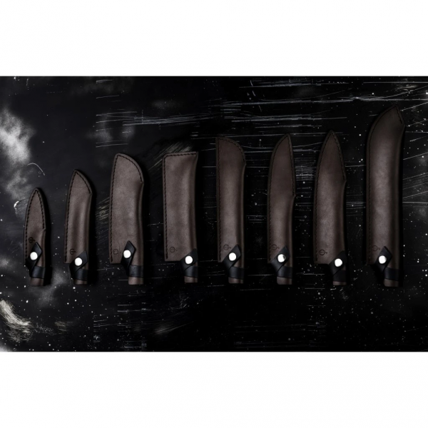 Pochwa na nóż Santoku 14 cm, skóra, Forged