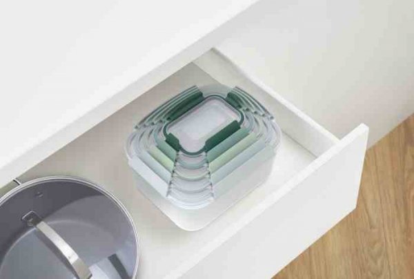 JJ - Zestaw 5 pojemników, Nest™ Lock Sage