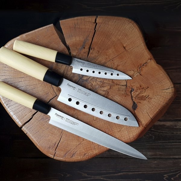 Fissman Katana Zestaw 3 Noży Kuchennych, uniwersalny Zestaw