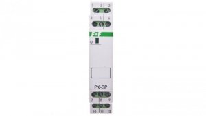 Przekaźnik instalacyjny 3P 8A 12V AC/DC PK-3P-12V