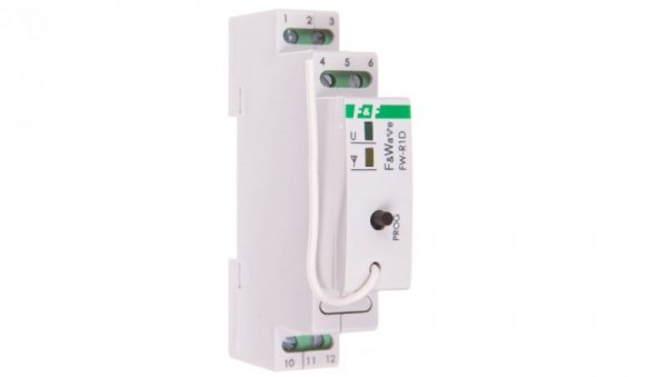 Radiowy pojedyńczy przekaźnik bistabilny - montaż DIN 85-265V AC/DC FiWave FW-R1D