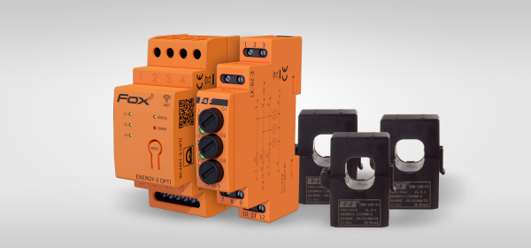 Zestaw monitor licznik zużycia energii WI-MEF-3-OPTI-200A Wi-Fi + zabezpieczenie LK-BZ-3