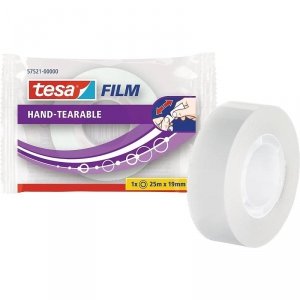 TAŚMA BIUROWA TESAFILM 25MX19MM URYWALNARĘCZNIE 57521-00000-00