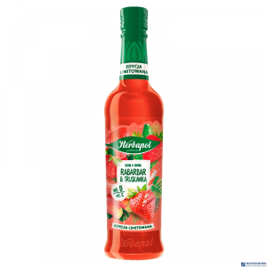 Syrop HERBAPOL Rabarbar truskawka 420ml