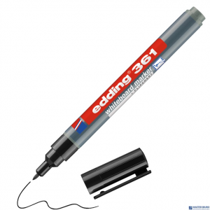 Marker EDDING 1mm do tablic okrągła końcówka czarny 361/001/C suchościeralny