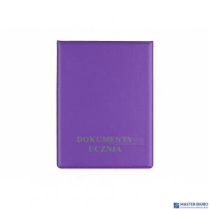 Okładka na dokumenty ucznia pionowa violet KOD-11-05 BIURFOL