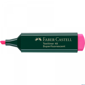 Zakreślacz TEXTLINER 48 różowy FABER-CASTELL 154828 FC