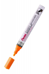 Marker olejowy Pentel średnia okrągła  końcówka,  MMP10-F pomarańczowy