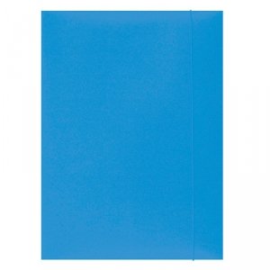 Teczka z gumką OFFICE PRODUCTS, karton, A4, 300gsm, 3-skrz., jasnoniebieska, 21191131-21