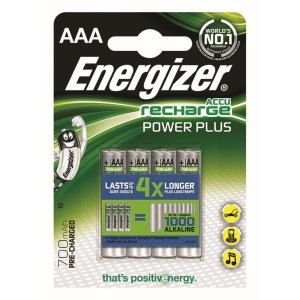 Bateria akumulatorek ENERGIZER HR03 AAA (4szt) POWER PLUS Ni-MH 700mAh