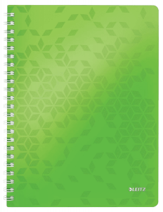Kołonotatnik w kratkę A5 PP Leitz WOW, zielony 46410054 (X)