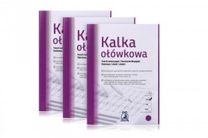Kalka ołówkowa A-3 100ark.DELFIN