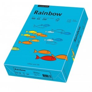 Papier A4/160g  niebieski  R87 RAINBOW 88042747