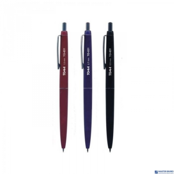 Długopis Asystent 0,5mm czarny TO-031 tusz niebieski TOMA