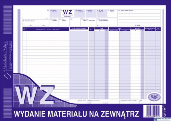 385-1 WZ Wydanie m.na zewn.A4 MICHALCZYK I PROKOP